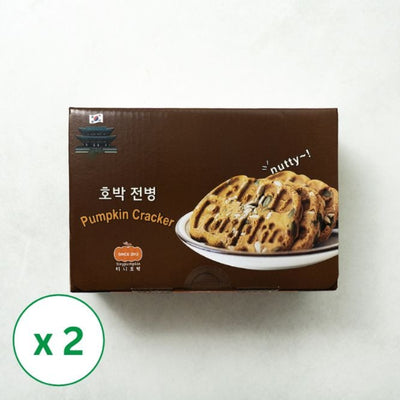 Korean Pumpkin Crackers 150g x 2 Box (Set)