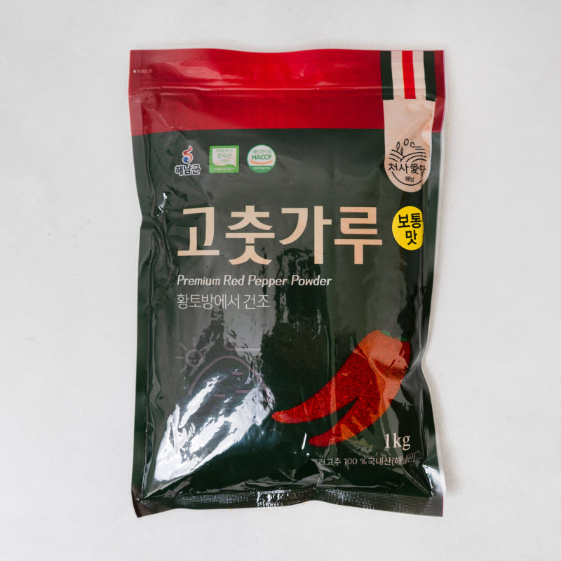 Haenam Chili Powder 1kg  (Medium Spicy Flavor)