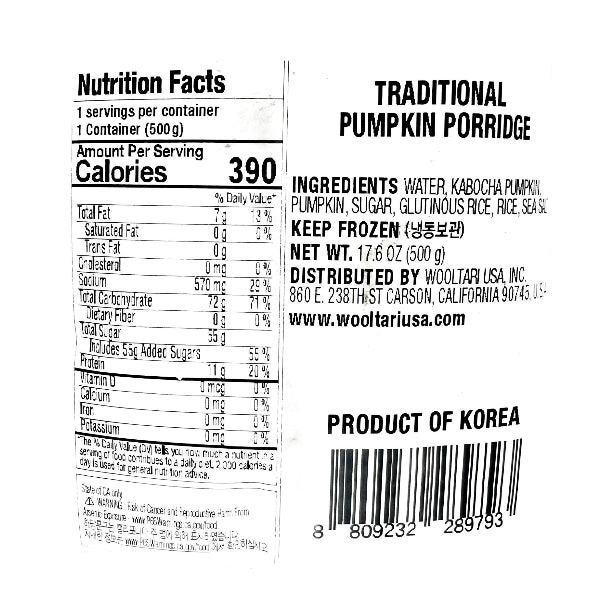 Seoul Madam Traditional Pumpkin Porridge 500g