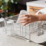 Vatya Stainless Embo Drying Rack + (*Option) Utensil Basket, Cup & Cutting Board Rack, Dishcloth Rack_Korea Direct Delivery D