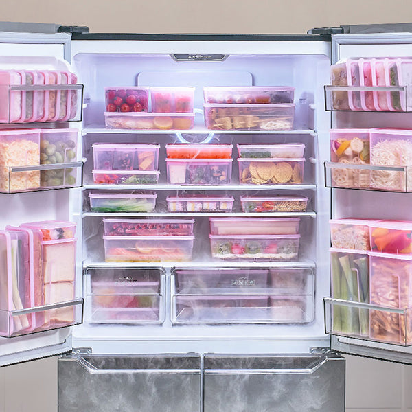 Freezer Container NEW Housewarming Set 12P (Pink/Lavender/Gray)_Korea Direct Delivery C
