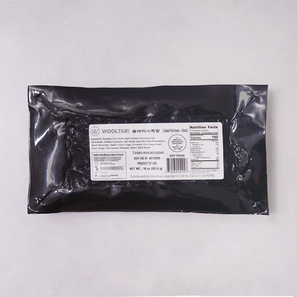 Sliced Pork Hocks (Jokbal) 1lb x 2packs (Set)