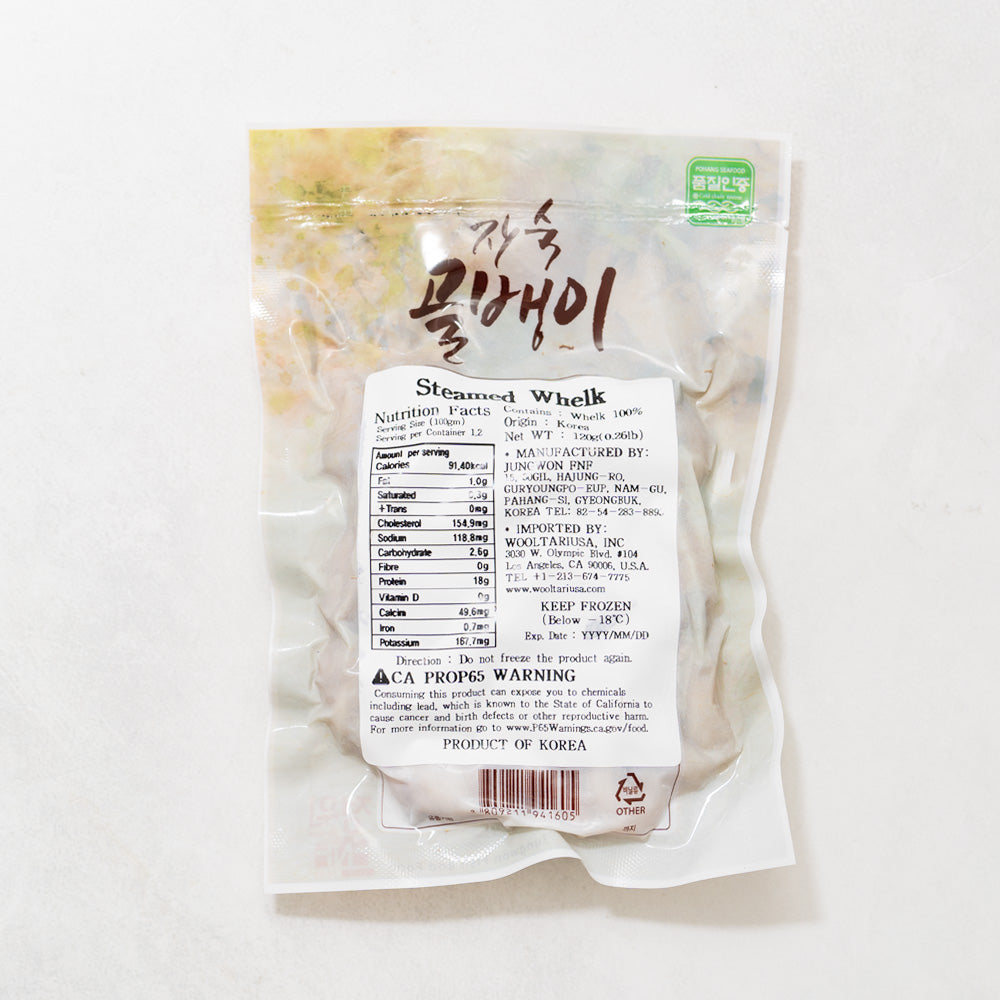 Pohang Steamed Sea Whelk 120g