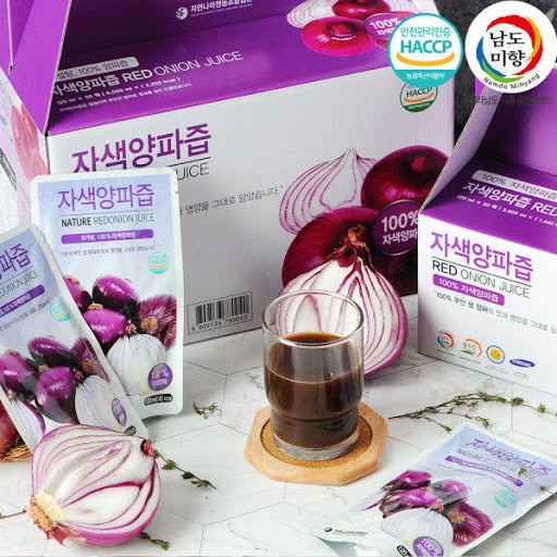 Purple Onion Juice  (120ml x 30 bags) x 2 box _ free shipping (Set)