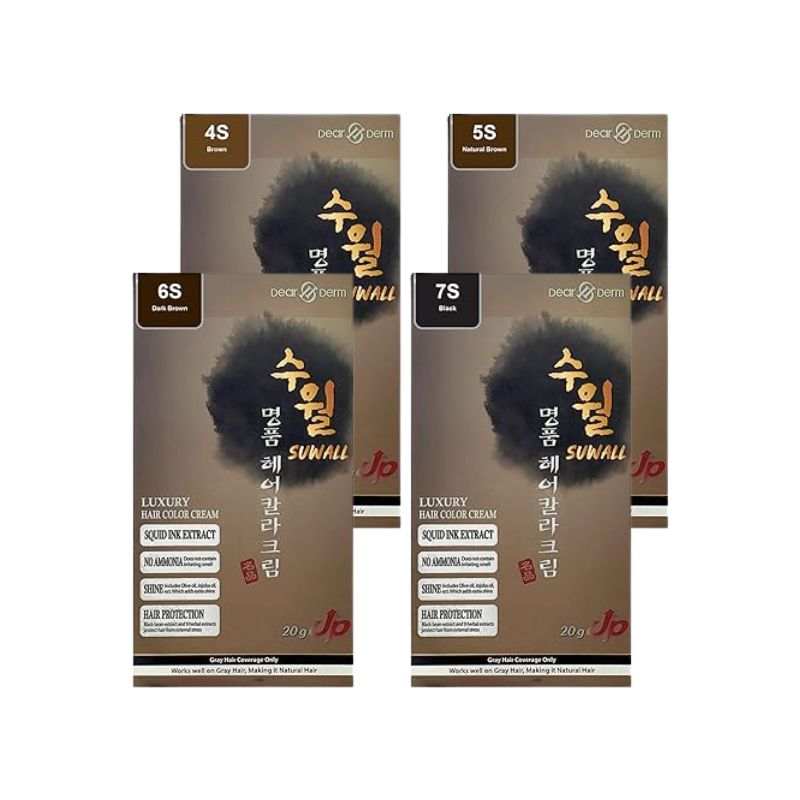 Suwall Luxury Hair Color Cream 4S Brown