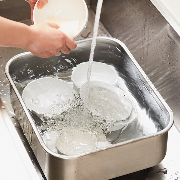VATYA Stainless Kitchen Rack + (*Option) Compost Pail, Square Washing- up Bowl_Korea Direct Delivery F