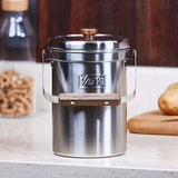 VATYA Stainless Kitchen Rack + (*Option) Compost Pail, Square Washing- up Bowl_Korea Direct Delivery F