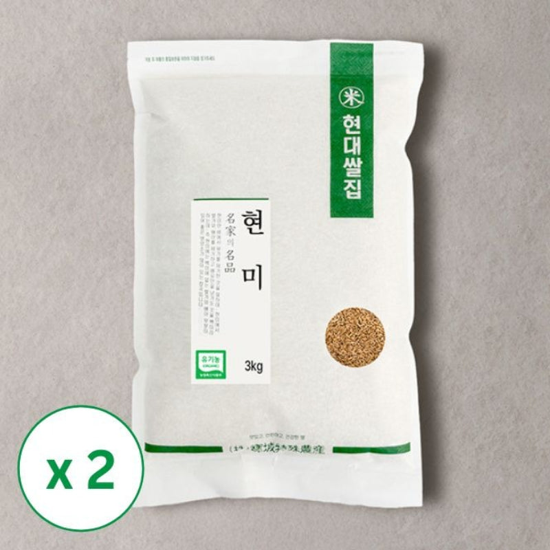 [현대쌀집] 프리미엄 현미 3kg x 2포대_무료배송특가 (묶음)