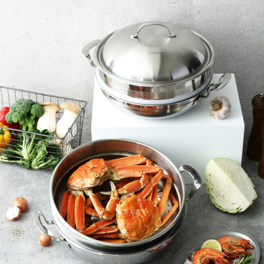 Altenbach High-Dome 316Ti Multi Party Wok
30cm / 32cm Size Options_Korea Direct Delivery E