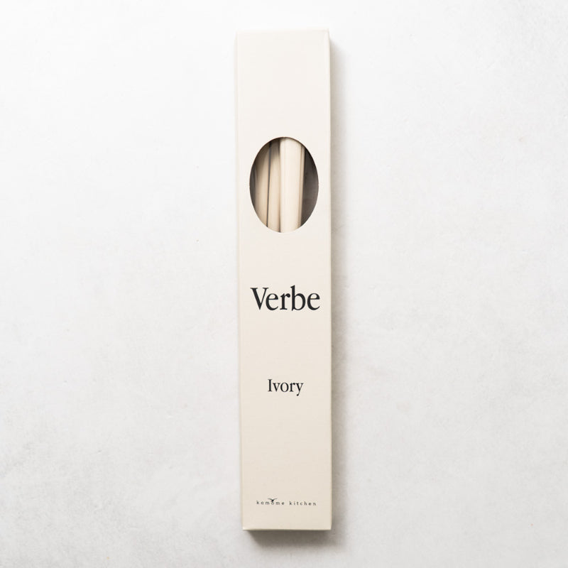 Verbe Spoon & Chopsticks Ink black 5 Set + Ivory 5 Set