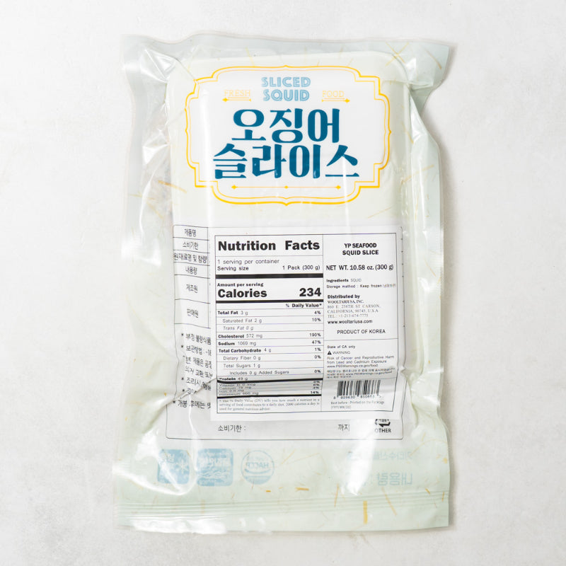 [양포어장] 국내산 오징어 슬라이스 300g