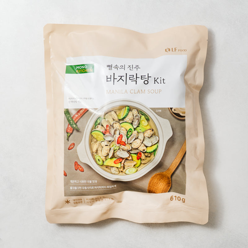 [LF푸드] 모노키친 뻘 속의 진주 바지락탕 KIT 610g