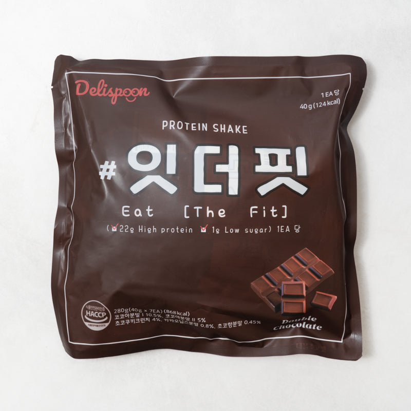 Eat The Fit Shake - Double Chocolate Flavor 280g (40g x 7 packs)