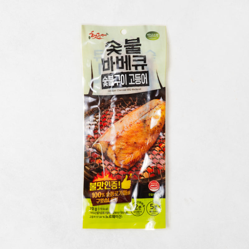 [선해수산] 바다소리 숯불바베큐 숯불구이 고등어 70g