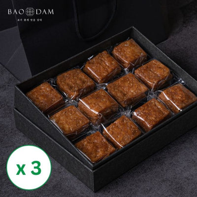 [바오담] 개성약과 패스츄리 360g (30g x 12구) 선물세트 x 3박스_무료배송특가 (묶음)