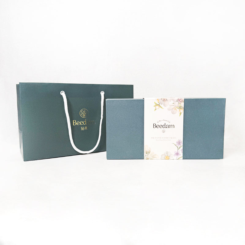 [비담] 프리미엄 자연꽃꿀 허니스틱 3구 선물세트 600g