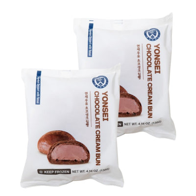 Yonsei Chocolate Cream Bun 128g x 2 (Bundle)