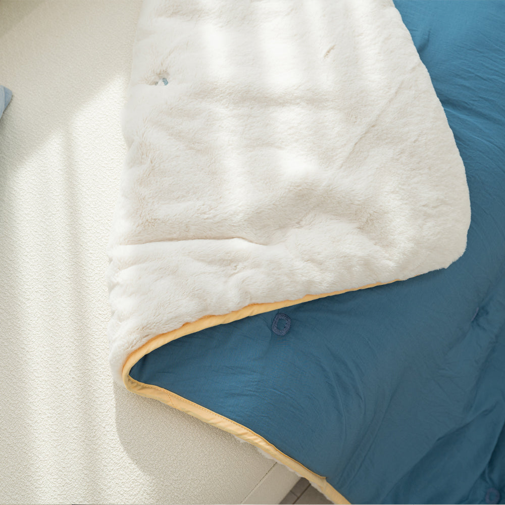 [한국직배송 E] 한길침장 극세사 담요 에코 MINI/SS (색상:민트/차콜/소라)