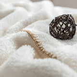 [한국직배송 F] 한길침장 극세사 담요 제나 SS (색상:아이보리/그레이/민트)