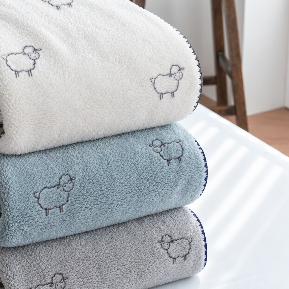 [K Direct Delivery] Hangil Bedding Yang Microfiber Blanket SS (Ivory/Gray/Mint)