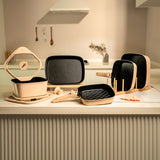 Boohgle Premium Cookware 14Piece Set (Black/Burgundy/Beige/Green)_Korea Direct Delivery B