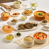 [한국직배송 C] 실리만 이지뷰 냉동밥용기&냉동국용기 240ml/350ml/500ml 8P 테라코타/오트옵션구매