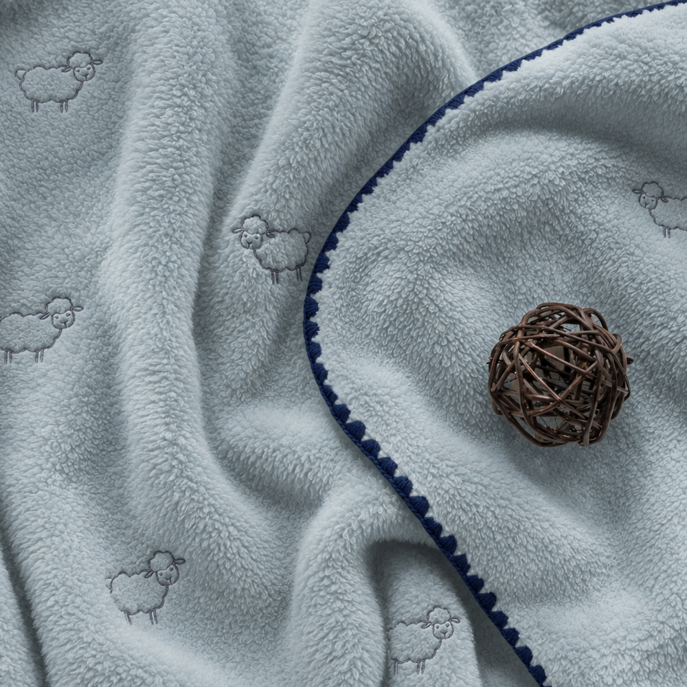 [K Direct Delivery] Hangil Bedding Yang Microfiber Blanket SS (Ivory/Gray/Mint)