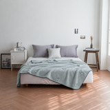 [K Direct Delivery] Hangil Bedding Yang Microfiber Blanket SS (Ivory/Gray/Mint)