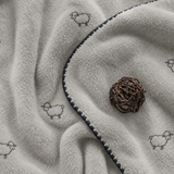 [K Direct Delivery] Hangil Bedding Yang Microfiber Blanket SS (Ivory/Gray/Mint)