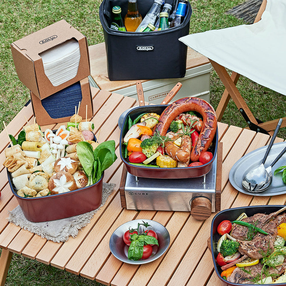 Boohgle Premium Cookware 14Piece Set (Black/Burgundy/Beige/Green)_Korea Direct Delivery B