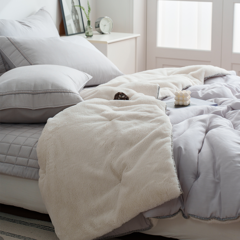[K Direct Delivery] Hangil Bedding KONI 100% Modal Microfiber Comforter+Pillowcase Set SS/Q (Colors Options)