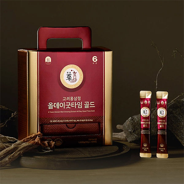 [한국직배송 A] 풍년보감 6년근 고려홍삼정 올데이굿타임 골드 1kg x 2박스(쇼핑백 포함)