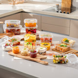 [한국직배송 D] 엔에프락 국내산 투명 밀폐용기 풀세트 18종