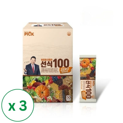 [래오이경제] 이경제 더힘찬선식100 1.5kg (30g x 50포) x 3박스_무료배송 (묶음)