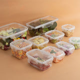 [한국직배송 D] 엔에프락 국내산 투명 밀폐용기 풀세트 18종