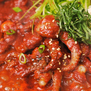 Omani Stir fried Webfoot Octopus(Jjuggumi) 500g x 2 packs (Set)