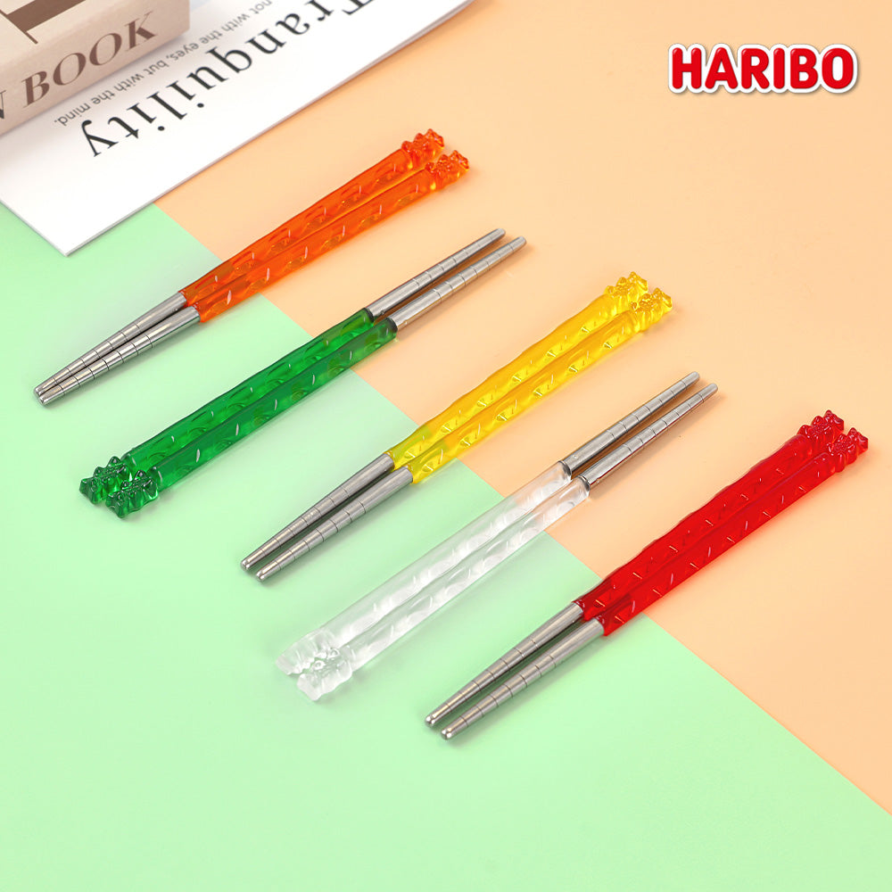 [K Direct Delivery] HARIBO Goldbären Stainless Steel Chopsticks Set Select Option