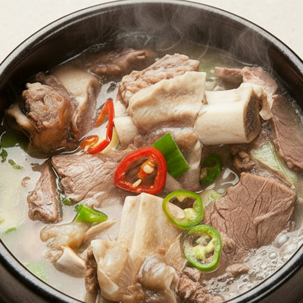 [Wooltari] Beef Back Rib Soup 2.2lbsㅣ*Free* [Yesodam] Radish Kimchi 850g