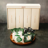 Gift Set A (Black Sesame Injeolmi + Mugwort Rice Cake + Sweet Red Bean Tteok + Assorted Nutritious Tteok) 1360g

