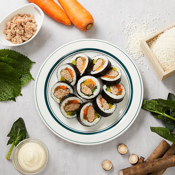 Jjolmyeon 510g + Japchae Dumplings 420g + Tuna Mayo Kimbap 2pk (Set)
