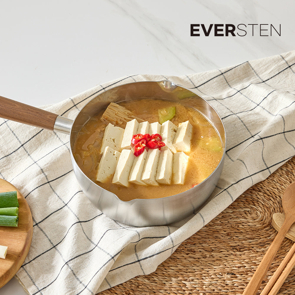 EVER STEN 304 Stainless Steel 5-Ply MOD Saucepan Choose Options_ Korea Direct Delivery A