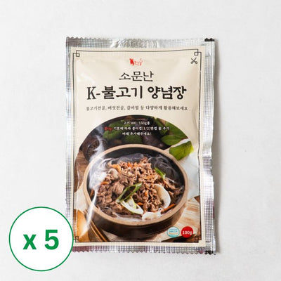[소문난 올패드] 소문난 K-불고기 양념장 100g x 5팩 (묶음)