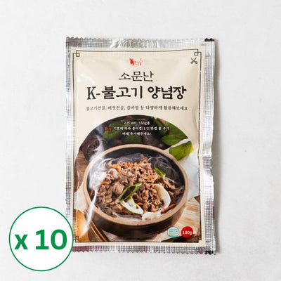 [소문난 올패드] 소문난 K-불고기 양념장 100g x 10팩 (묶음)