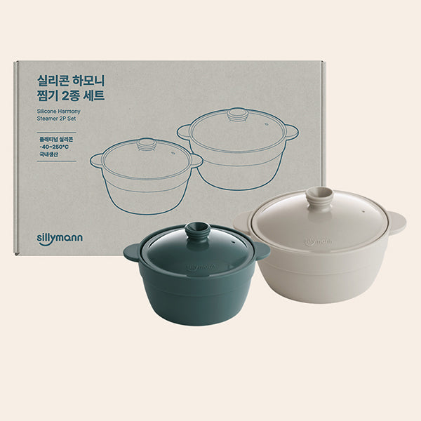 [한국직배송 B] 실리만 이지웨이 하모니찜기 2종 (원형大+원형小)