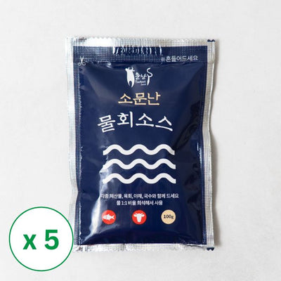 [소문난 올패드] 소문난 물회소스 100g x 5팩 (묶음)