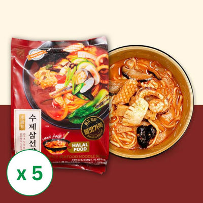 [수풍정] 손으로 직접 볶은 수제삼선짬뽕 1.46kg(2인분) x 5팩 (10인분)_무료배송특가 (묶음)