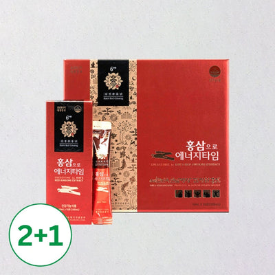 [2+1][김정환홍삼] 홍삼으로 에너지타임 (10ml x 30포) _무료배송 (묶음)