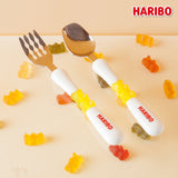 [K Direct Delivery] HARIBO Big Kid Set (Chopsticks S + Spoon & Fork + Cereal Bowl 4P) Select Option