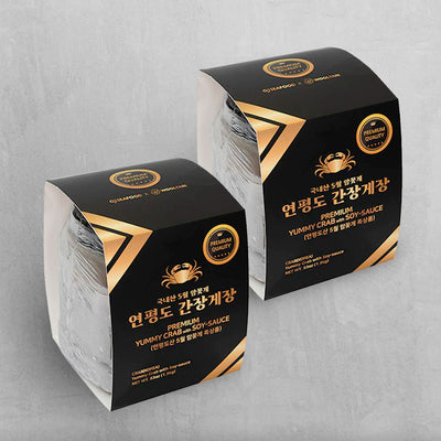 Premium Soy Sauce Marinated Crab 1.5kg (female crab 280~320g) x 2