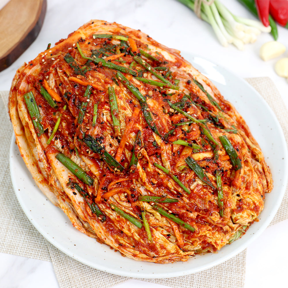 Award-Winning Bossam Kimchi 3kg + Seasoned Dried Radish Strips (Mumallaengi) 1kg_Korea Direct Delivery C